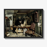 A Carpenter's Workshop by Gustav Wentzel - thumbnail_1_bf_66b0e4951000f9bb7f31f57e